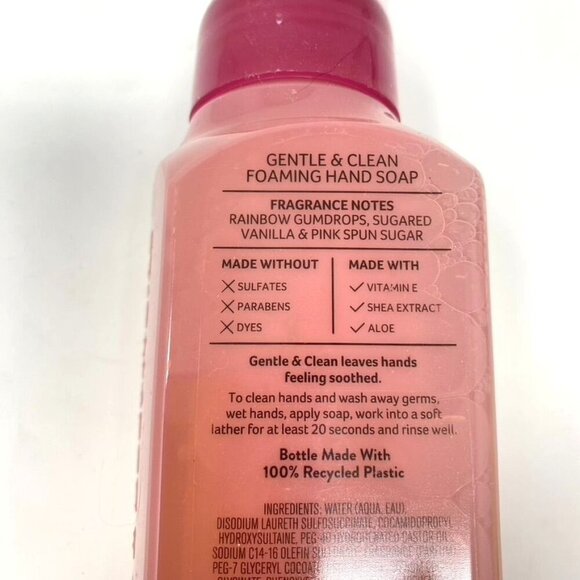Bath & Body Works Chew Make Me Happy Pink Gumball Foaming Hand Soaps Set of 2 - Picture 4 of 5